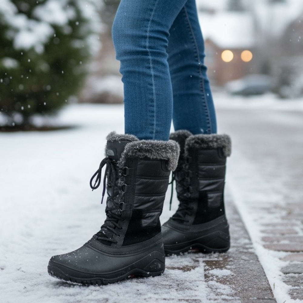 North Face Shellista Tall Waterproof Winter Boots